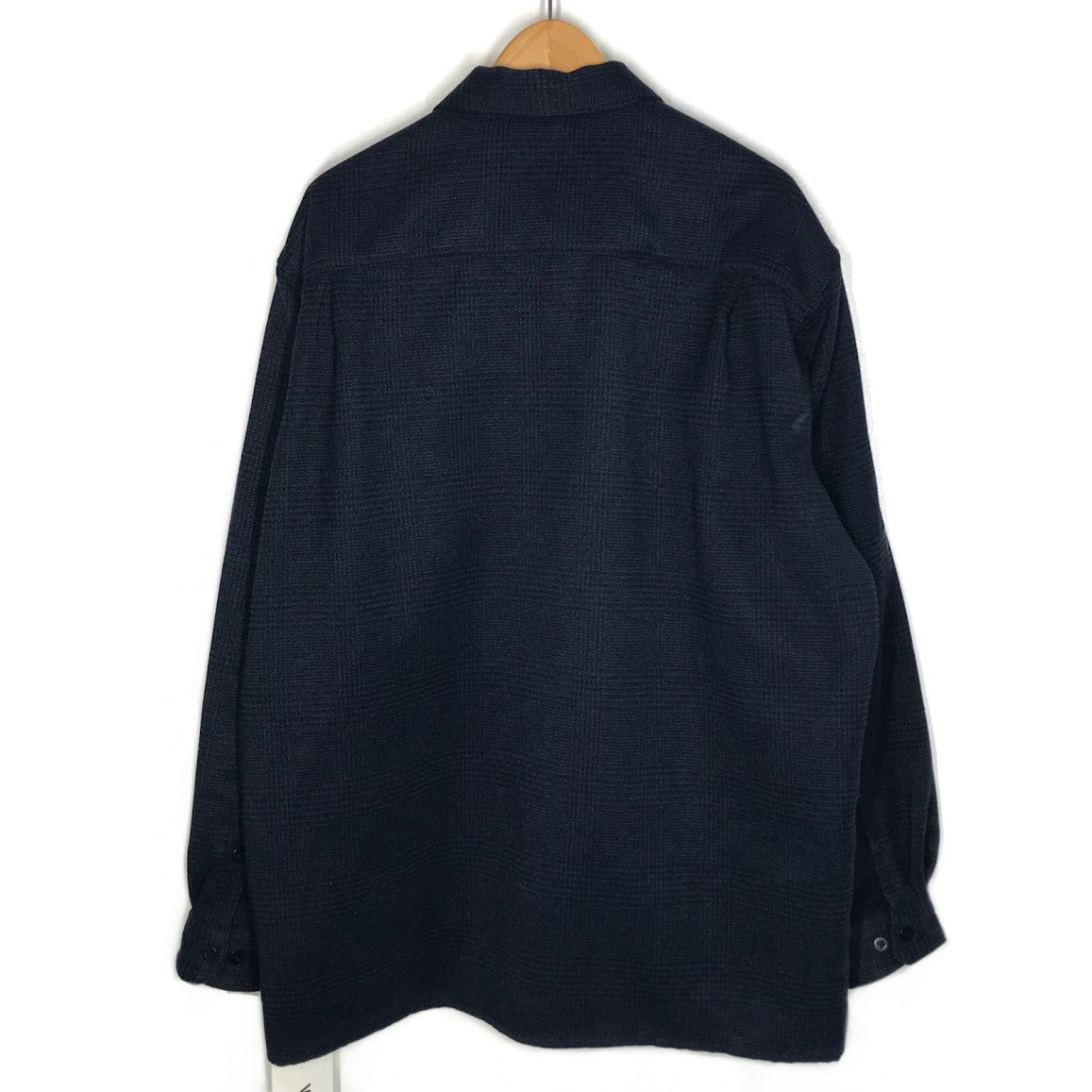 W)TAPS | ダブルタップス CRUMB / LS / POLY. TWEED. TEXTILE 長袖シャツ 252WVDT-SHM03 ネイビー サイズ：4【倉吉店】