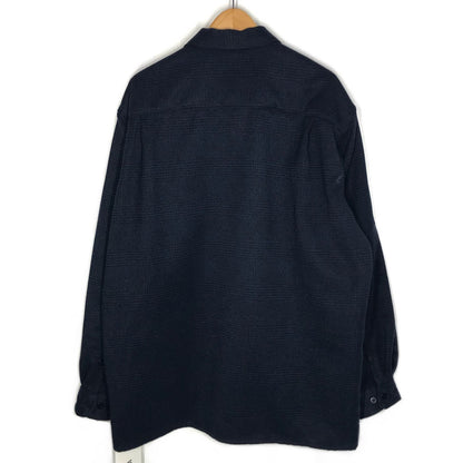 W)TAPS | ダブルタップス CRUMB / LS / POLY. TWEED. TEXTILE 長袖シャツ 252WVDT-SHM03 ネイビー サイズ：4【倉吉店】