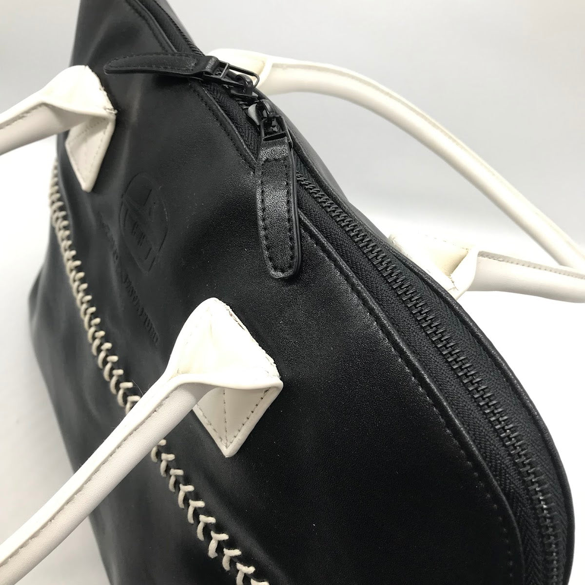 ReZARD | リザード ×パワプロ Leather Shoulder Bag ボストンバッグ ブラック【倉吉店】
