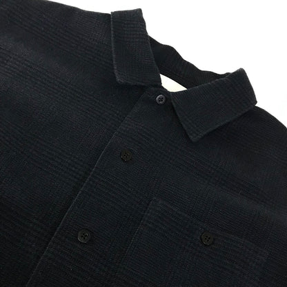 W)TAPS | ダブルタップス CRUMB / LS / POLY. TWEED. TEXTILE 長袖シャツ 252WVDT-SHM03 ネイビー サイズ：4【倉吉店】