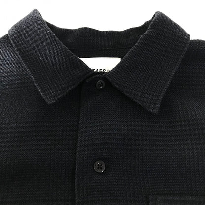 W)TAPS | ダブルタップス CRUMB / LS / POLY. TWEED. TEXTILE 長袖シャツ 252WVDT-SHM03 ネイビー サイズ：4【倉吉店】