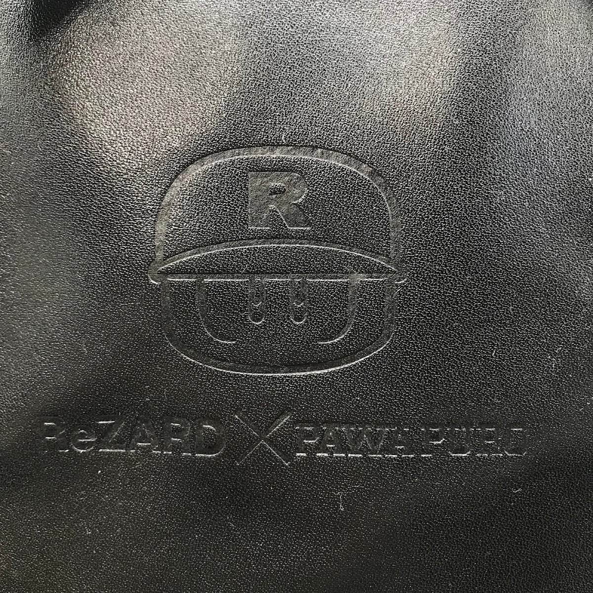 ReZARD | リザード ×パワプロ Leather Shoulder Bag ボストンバッグ ブラック【倉吉店】
