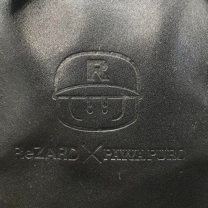 ReZARD | リザード ×パワプロ Leather Shoulder Bag ボストンバッグ ブラック【倉吉店】
