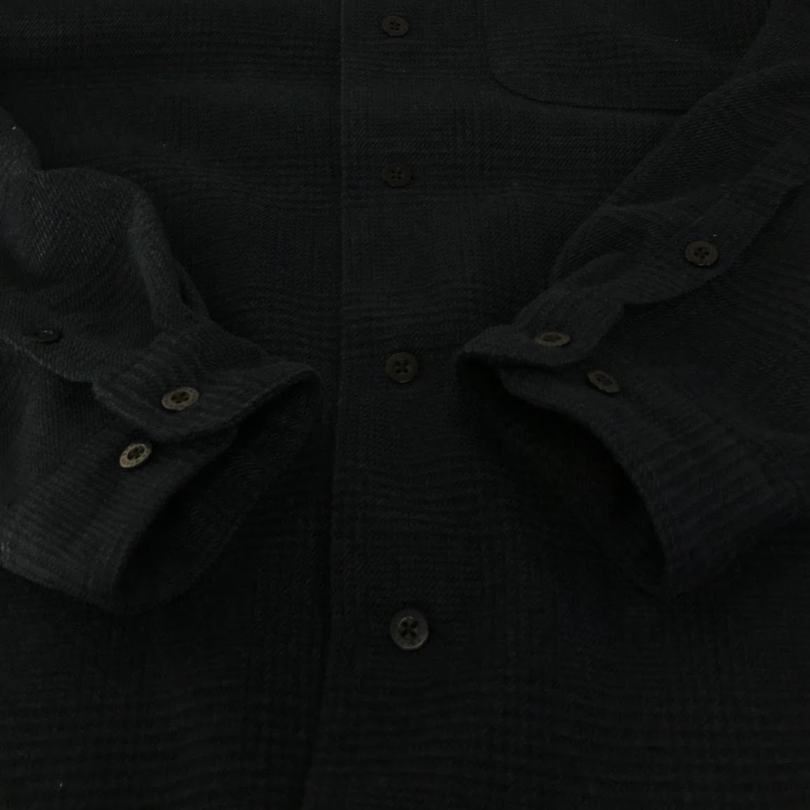 W)TAPS | ダブルタップス CRUMB / LS / POLY. TWEED. TEXTILE 長袖シャツ 252WVDT-SHM03 ネイビー サイズ：4【倉吉店】