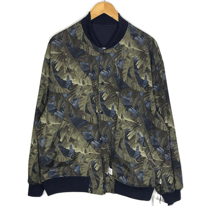 W)TAPS | ダブルタップス 24SS TEAM / JACKET / CTPL. TWILL. PRTC. リバーシブル ブルゾン 241WVDT-JKM01 ネイビー×総柄 サイズ：3【倉吉店】