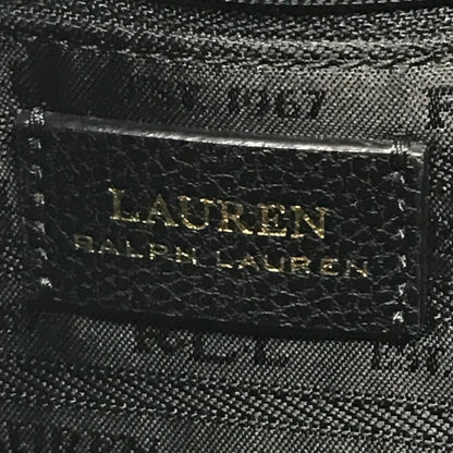 RALPH LAUREN | ラルフローレン チェーンレザートートバッグ トートバッグ ブラック【倉吉店】