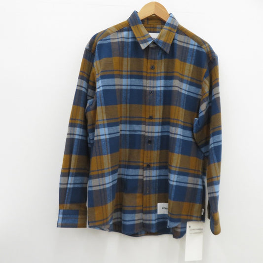 W)TAPS | ダブルタップス 26aw 長袖シャツ 262TQDT-SHM02 ブラウン サイズ：3【瀬戸大橋店】