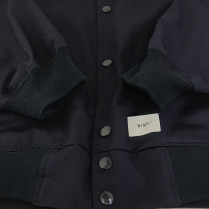 W)TAPS | ダブルタップス 24SS TEAM / JACKET / CTPL. TWILL. PRTC. リバーシブル ブルゾン 241WVDT-JKM01 ネイビー×総柄 サイズ：3【倉吉店】