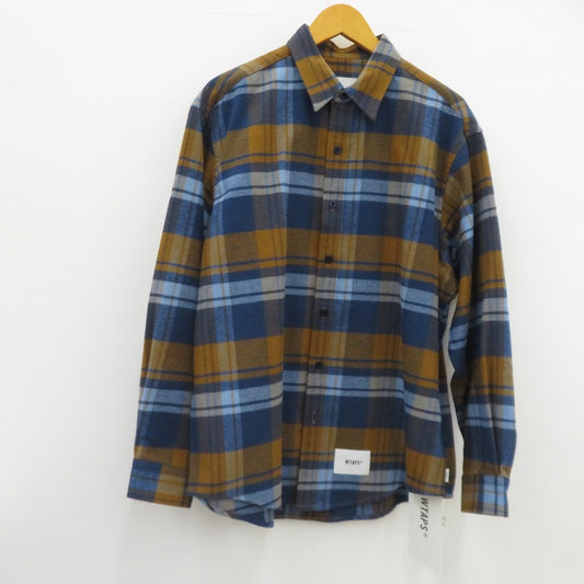W)TAPS | ダブルタップス 26aw 長袖シャツ 262TQDT-SHM02 ブラウン サイズ：3【瀬戸大橋店】