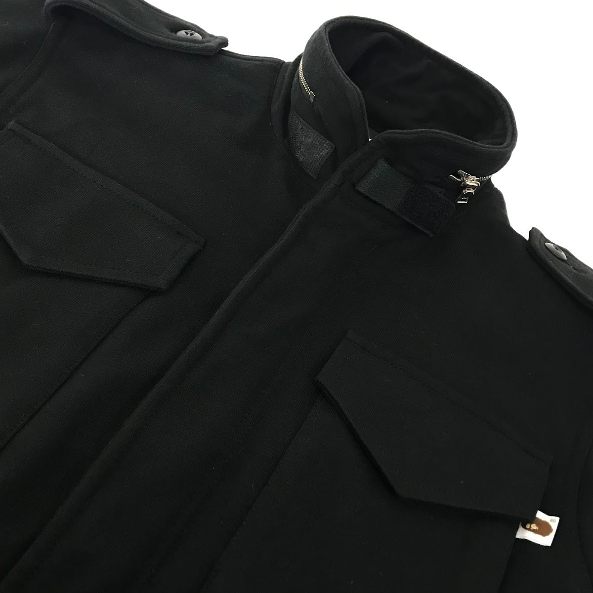 A BATHING APE | アベイシングエイプ M65フィールドジャケット ミリタリージャケット ミリタリージャケット ブラック サイズ：M【倉吉店】