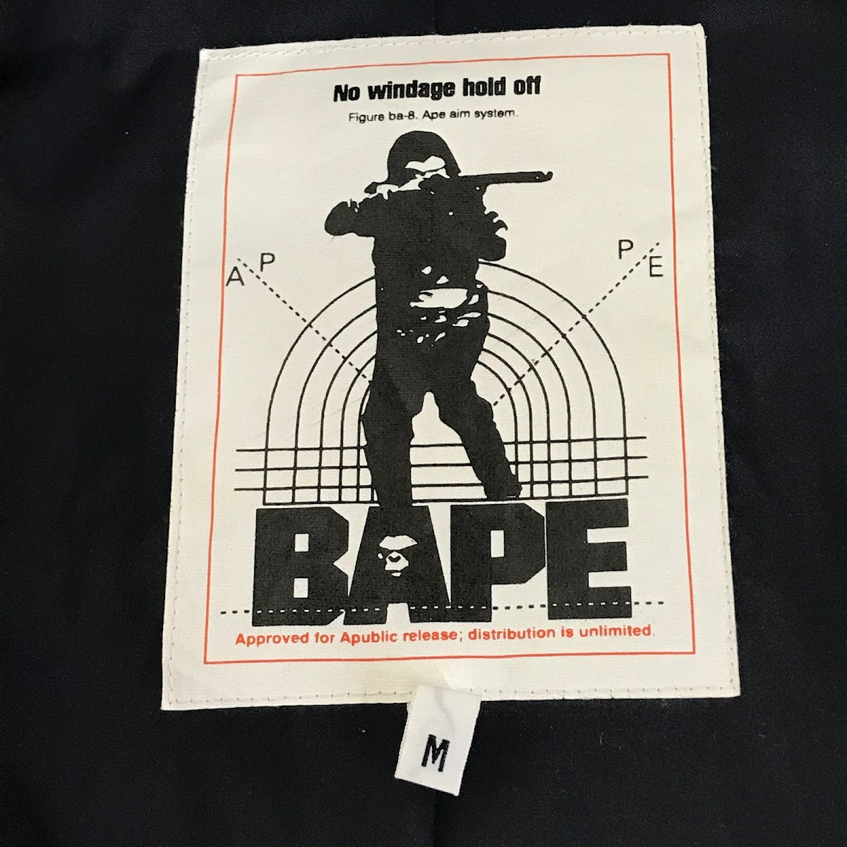 A BATHING APE | アベイシングエイプ M65フィールドジャケット ミリタリージャケット ミリタリージャケット ブラック サイズ：M【倉吉店】