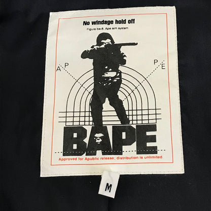 A BATHING APE | アベイシングエイプ M65フィールドジャケット ミリタリージャケット ミリタリージャケット ブラック サイズ：M【倉吉店】