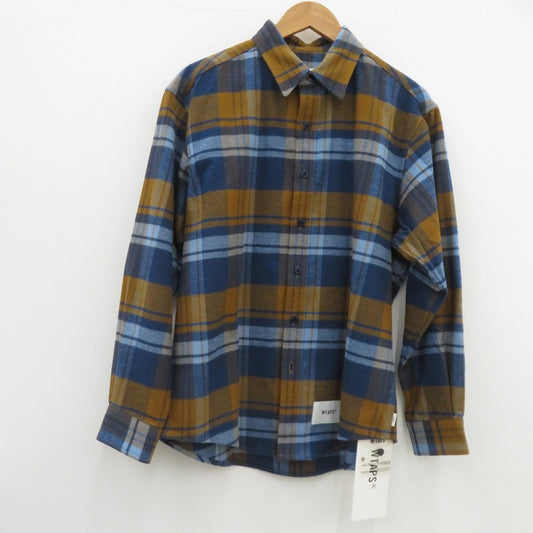 W)TAPS | ダブルタップス 26aw 長袖シャツ 262TQDT-SHM02 ブラウン サイズ：2【瀬戸大橋店】