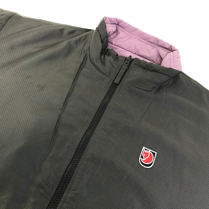 FJALLRAVEN | フェールラーベン リバーシブル中綿ジャケット 中綿ジャケット チャコールグレー×パープル サイズ：L【倉吉店】
