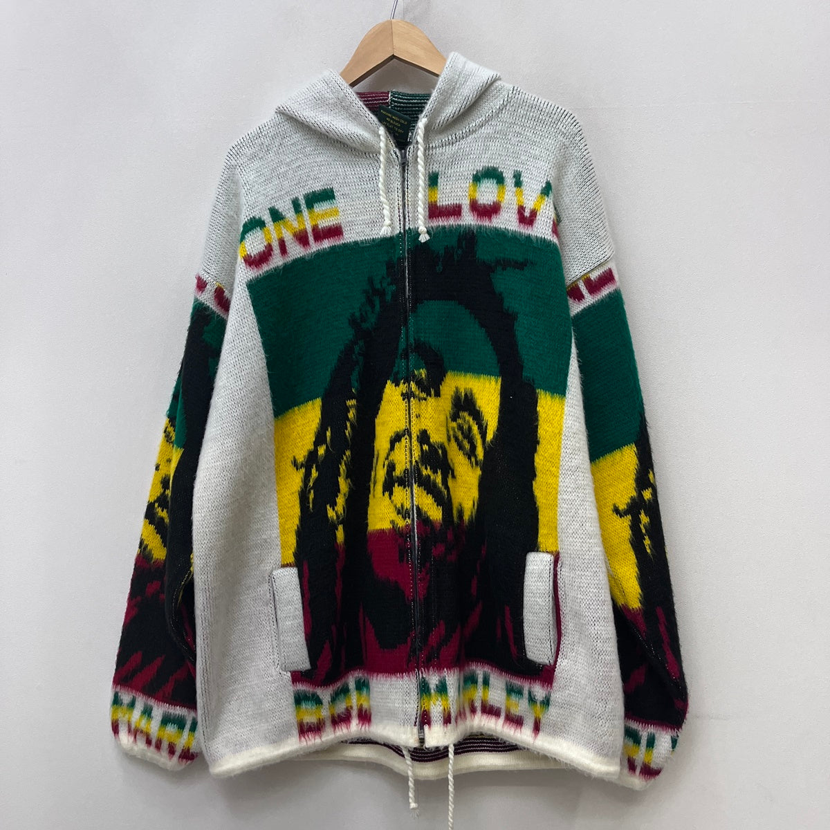 tejidos ruminahui zip up hoodie:bob marley パーカー マルチカラー サイズ：XL【加古川店】