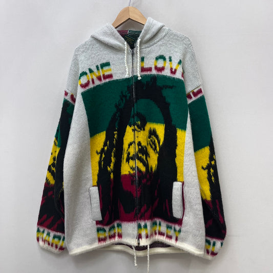 tejidos ruminahui zip up hoodie:bob marley パーカー マルチカラー サイズ：XL【加古川店】