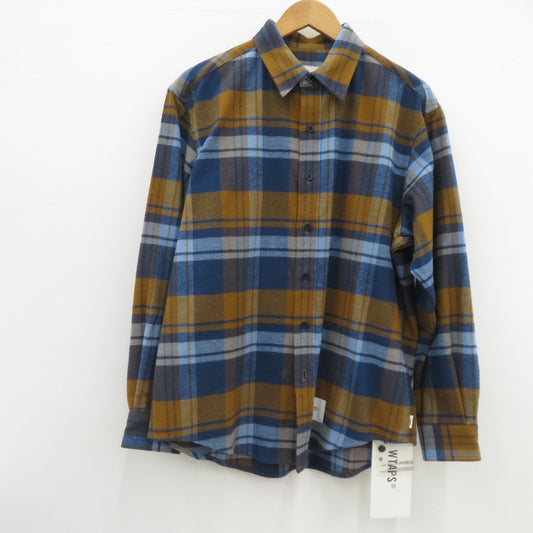 W)TAPS | ダブルタップス 26aw 長袖シャツ 262TQDT-SHM02 ブラウン サイズ：2【瀬戸大橋店】