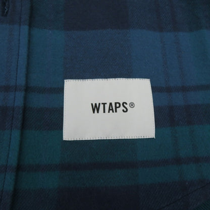 W)TAPS | ダブルタップス ネルシャツ 長袖シャツ 262TQDT-SHM02 グリーン サイズ：2【瀬戸大橋店】