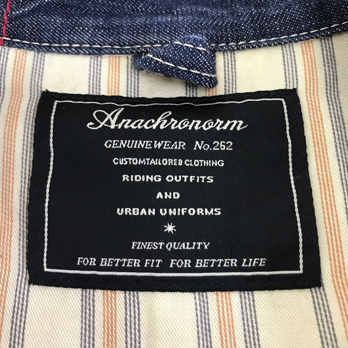 Anachronorm | アナクロノーム デニムコート ショップコート その他アウター インディゴ【倉吉店】