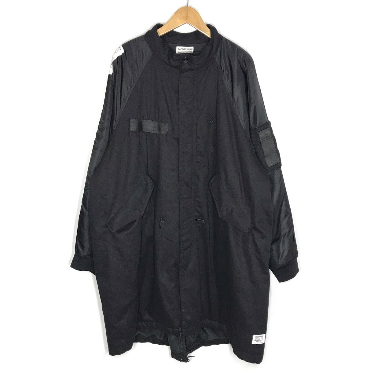 CAPTAINS HELM | キャプテンズヘルム SEVEN A WEEK FISHTAIL MIL JKT ミリタリージャケット ブラック サイズ：XL【倉吉店】