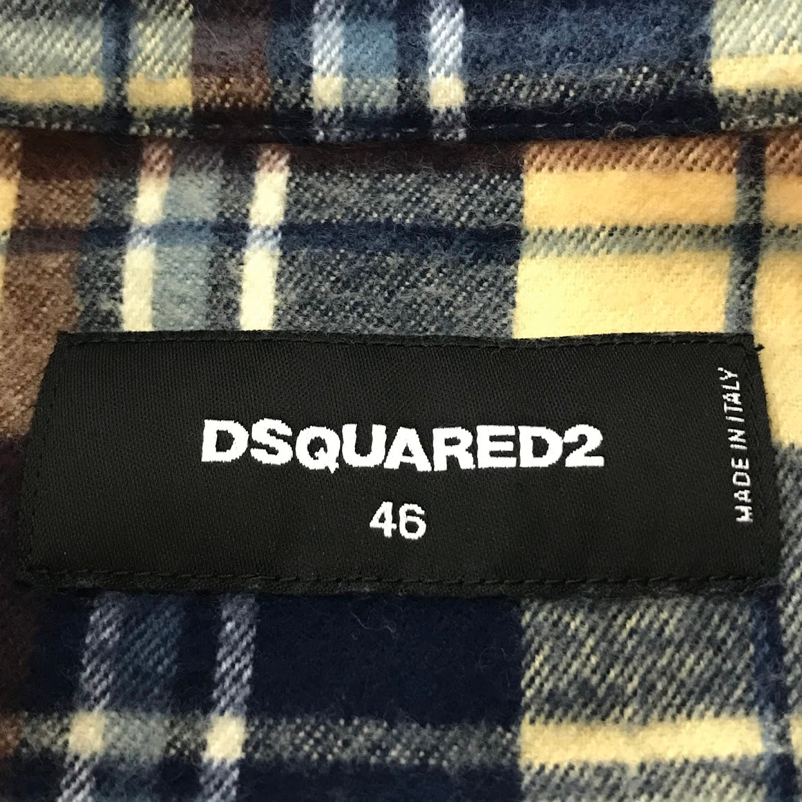 DSQUARED2 | ディースクエアード チェック柄 長袖シャツ S74DM0175 S48930 サイズ：46【倉吉店】