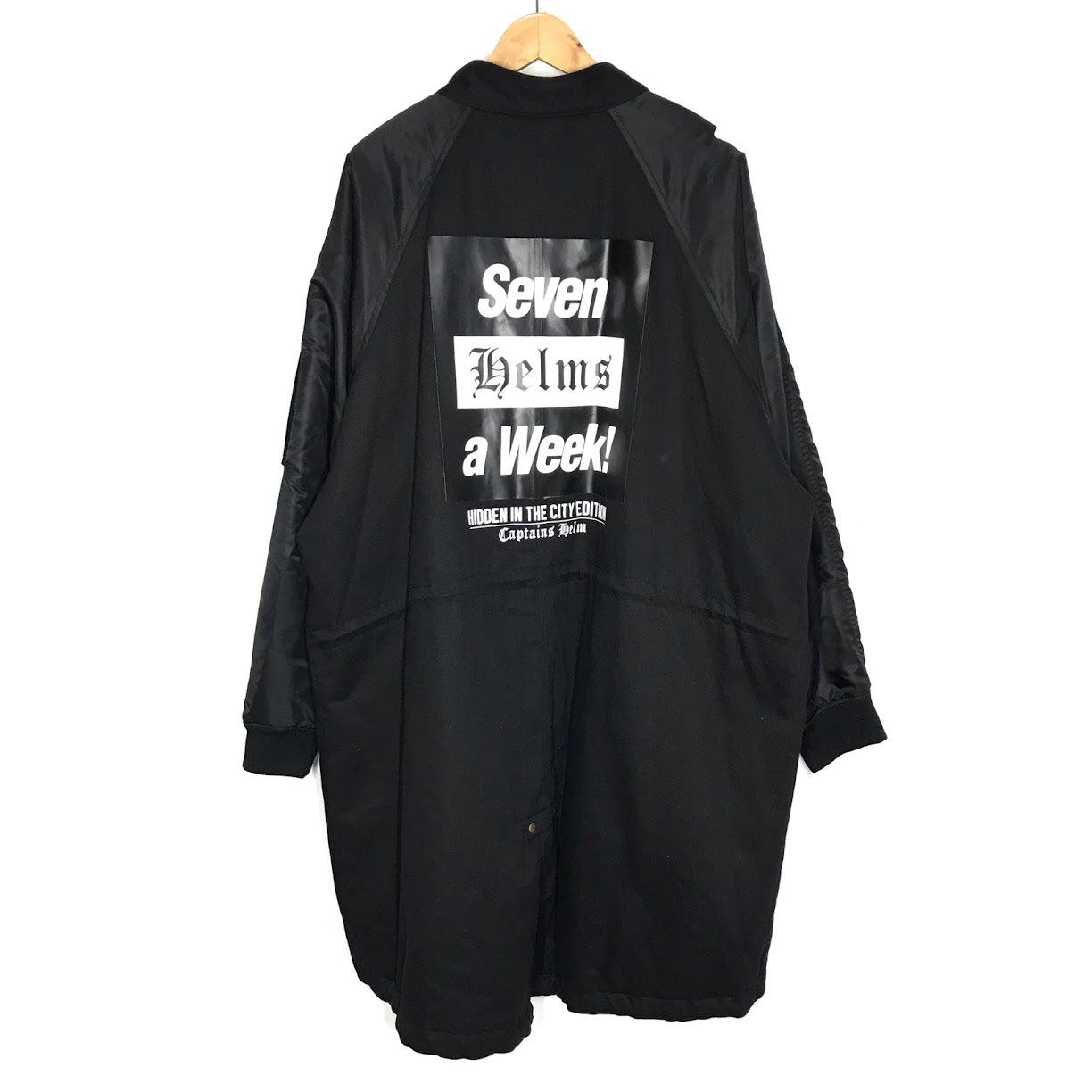 CAPTAINS HELM | キャプテンズヘルム SEVEN A WEEK FISHTAIL MIL JKT ミリタリージャケット ブラック サイズ：XL【倉吉店】