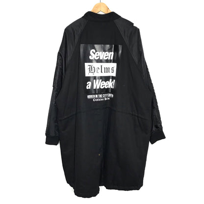 CAPTAINS HELM | キャプテンズヘルム SEVEN A WEEK FISHTAIL MIL JKT ミリタリージャケット ブラック サイズ：XL【倉吉店】