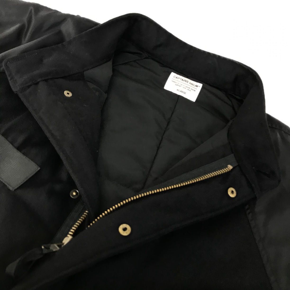 CAPTAINS HELM | キャプテンズヘルム SEVEN A WEEK FISHTAIL MIL JKT ミリタリージャケット ブラック サイズ：XL【倉吉店】