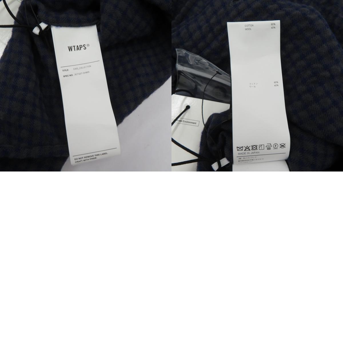 W)TAPS | ダブルタップス 26aw 長袖シャツ 262TQDT-SHM05 ネイビー サイズ：3【瀬戸大橋店】