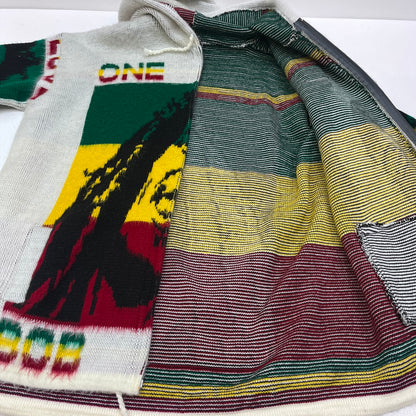 tejidos ruminahui zip up hoodie:bob marley パーカー マルチカラー サイズ：XL【加古川店】