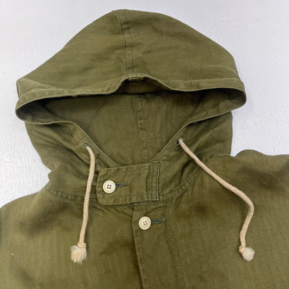 PORTER CLASSIC | ポータークラシック handwork linen hoodie パーカー カーキ サイズ：S【加古川店】