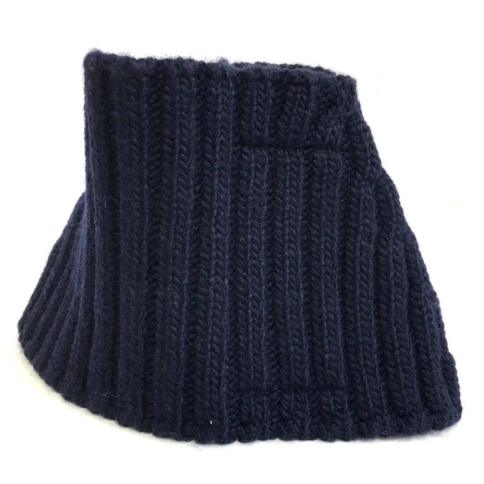 TAKAHIRO MIYASHITA TheSoloist. | タカヒロミヤシタソザソロイスト Wook Neck Warmer モックネックネックウォーマー ネックウォーマー sk.0009AW24 ネイビー【倉吉店】