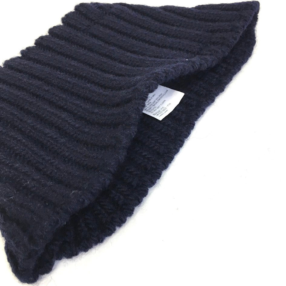 TAKAHIRO MIYASHITA TheSoloist. | タカヒロミヤシタソザソロイスト Wook Neck Warmer モックネックネックウォーマー ネックウォーマー sk.0009AW24 ネイビー【倉吉店】
