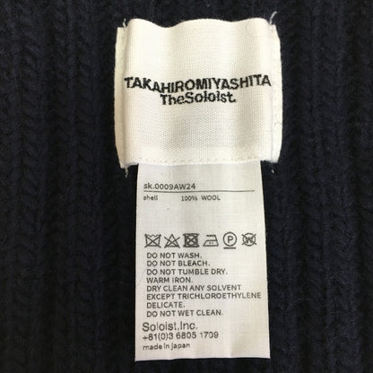 TAKAHIRO MIYASHITA TheSoloist. | タカヒロミヤシタソザソロイスト Wook Neck Warmer モックネックネックウォーマー ネックウォーマー sk.0009AW24 ネイビー【倉吉店】