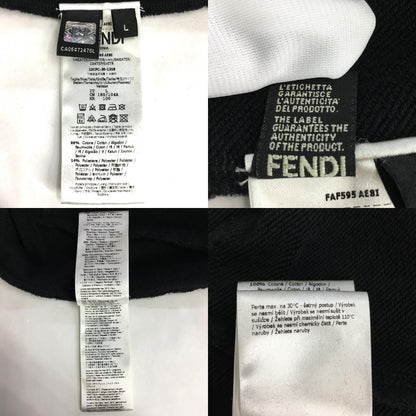 FENDI | フェンディ ロゴプリント プルオーバーパーカー パーカー FAF595AE8I ブラック サイズ：L【倉吉店】