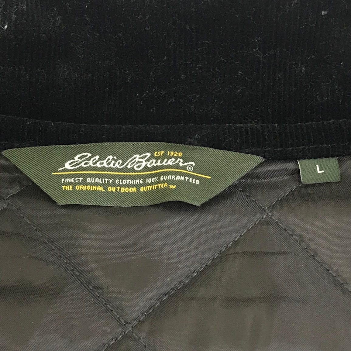 Eddie Bauer | エディー・バウアー スエード キルティングジャケット その他アウター グレー サイズ：L【倉吉店】
