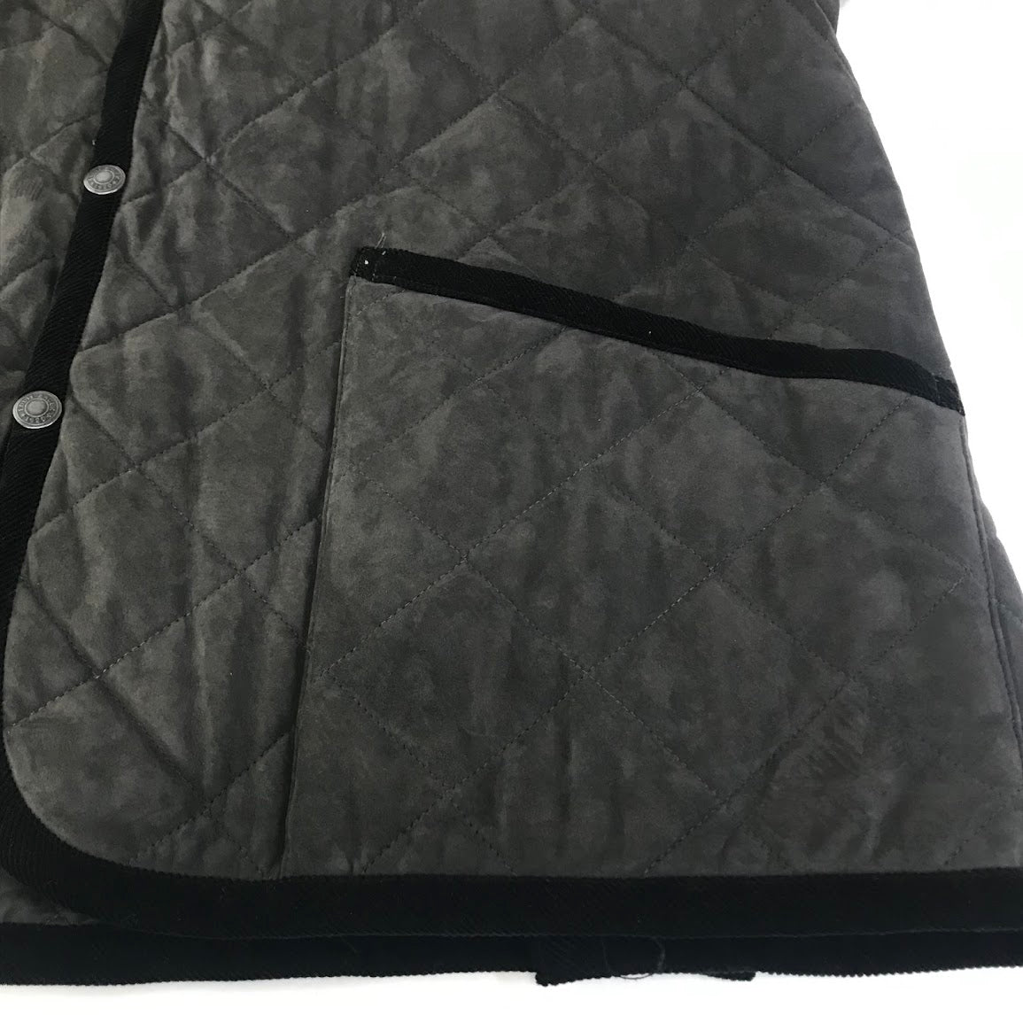 Eddie Bauer | エディー・バウアー スエード キルティングジャケット その他アウター グレー サイズ：L【倉吉店】