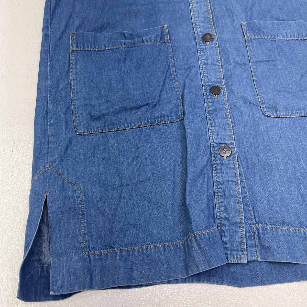 Vivienne Westwood | ヴィヴィアンウエストウッド サイズ：0 ワンピース 16-12-501018 インディゴ【加古川店】