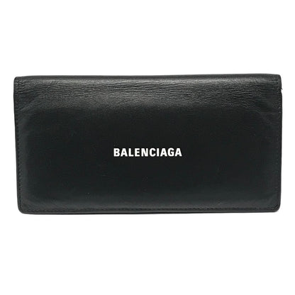 BALENCIAGA | バレンシアガ CASH VERT 二つ折り長財布 長財布 594692 ブラック【倉吉店】