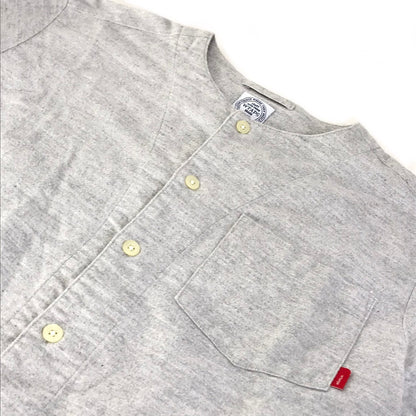 W)TAPS | ダブルタップス ベースボールシャツ 半袖シャツ 171LYDT-SHM04 グレー サイズ：S【倉吉店】