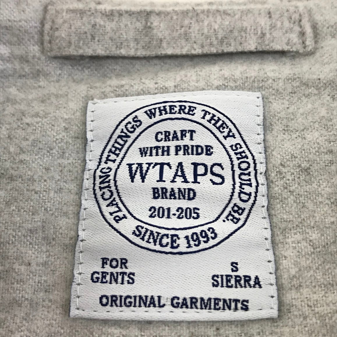 W)TAPS | ダブルタップス ベースボールシャツ 半袖シャツ 171LYDT-SHM04 グレー サイズ：S【倉吉店】