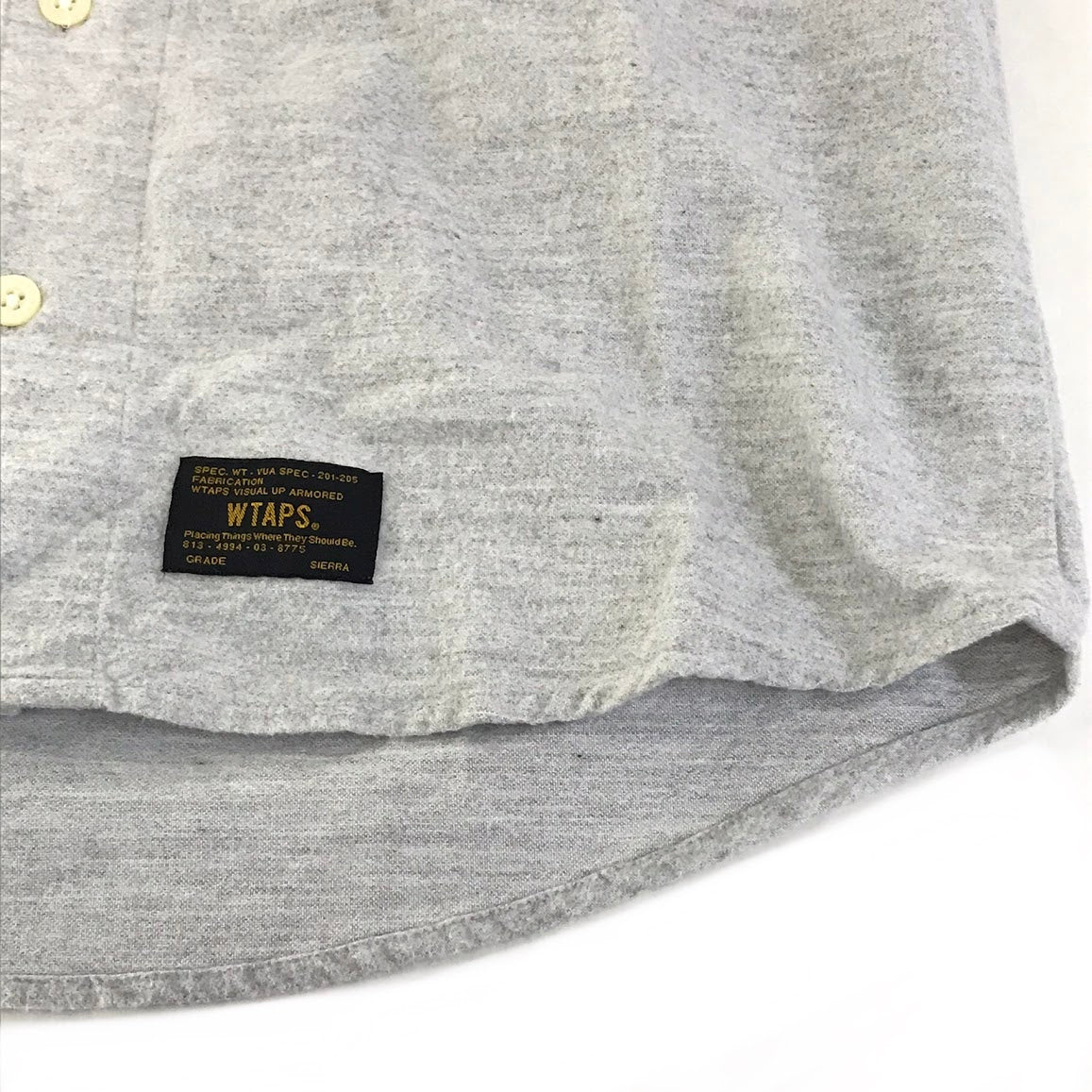 W)TAPS | ダブルタップス ベースボールシャツ 半袖シャツ 171LYDT-SHM04 グレー サイズ：S【倉吉店】
