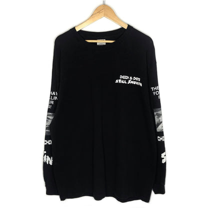 WACKOMARIA | ワコマリア CREW NECK LONG SLEEVE T-SHIRT (TYPE-1) STILL SMOKIN 長袖Ｔシャツ CCSS-WM-LT01 ブラック サイズ：XL【倉吉店】