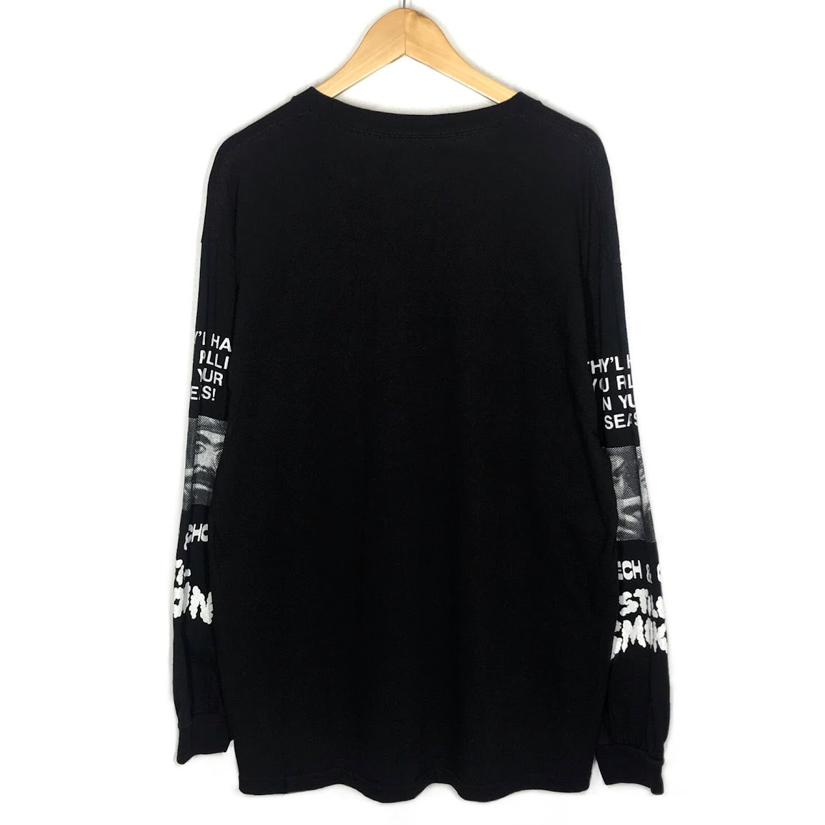 WACKOMARIA | ワコマリア CREW NECK LONG SLEEVE T-SHIRT (TYPE-1) STILL SMOKIN 長袖Ｔシャツ CCSS-WM-LT01 ブラック サイズ：XL【倉吉店】