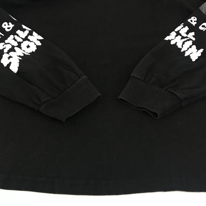 WACKOMARIA | ワコマリア CREW NECK LONG SLEEVE T-SHIRT (TYPE-1) STILL SMOKIN 長袖Ｔシャツ CCSS-WM-LT01 ブラック サイズ：XL【倉吉店】