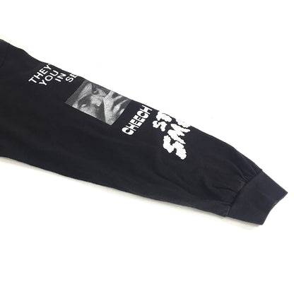 WACKOMARIA | ワコマリア CREW NECK LONG SLEEVE T-SHIRT (TYPE-1) STILL SMOKIN 長袖Ｔシャツ CCSS-WM-LT01 ブラック サイズ：XL【倉吉店】