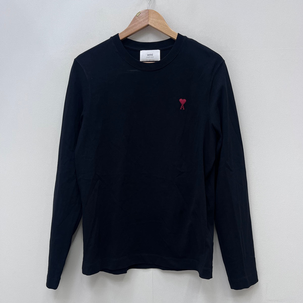 AMI | アミ 長袖Ｔシャツ UTS205.726 ブラック サイズ：S【加古川店】