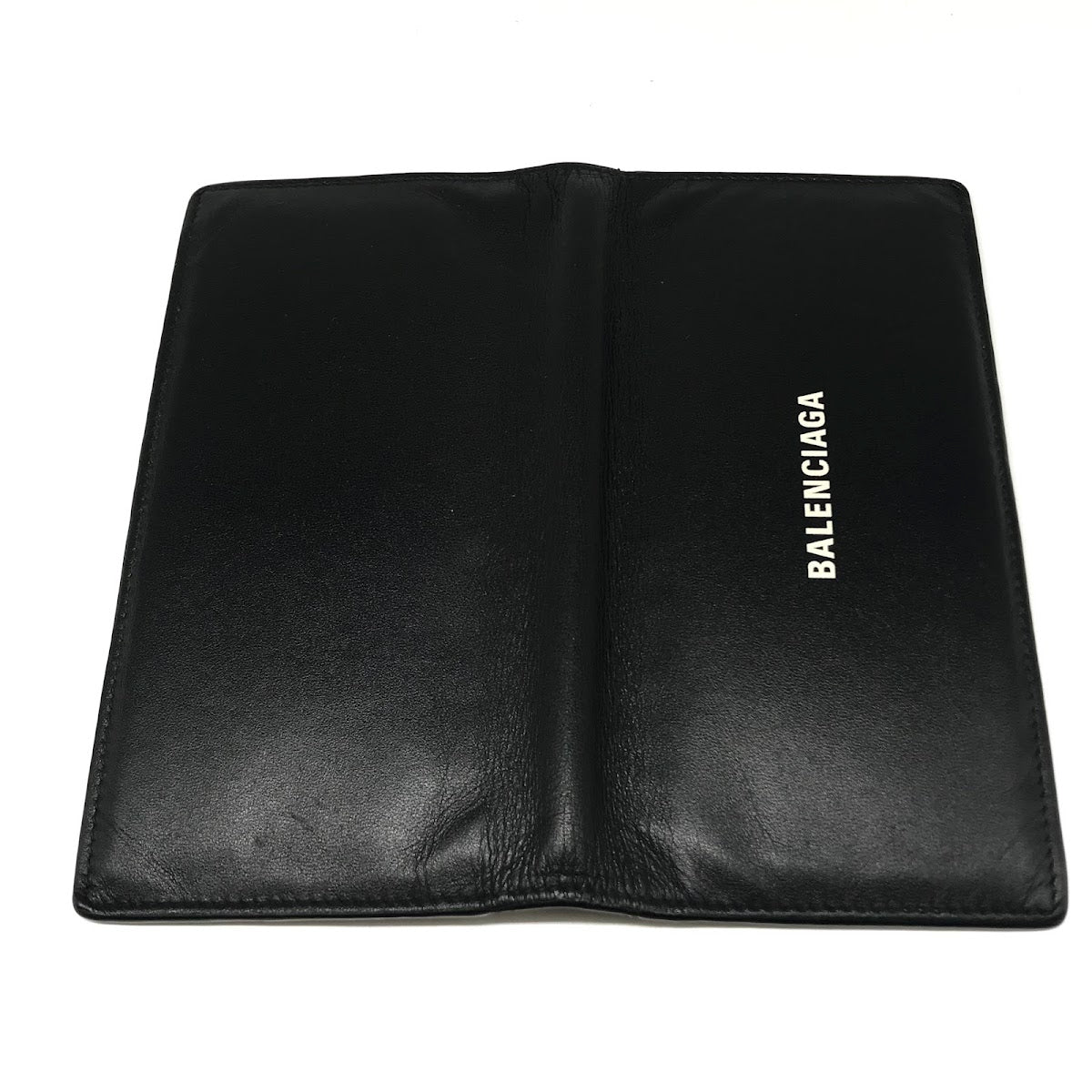 BALENCIAGA | バレンシアガ CASH VERT 二つ折り長財布 長財布 594692 ブラック【倉吉店】