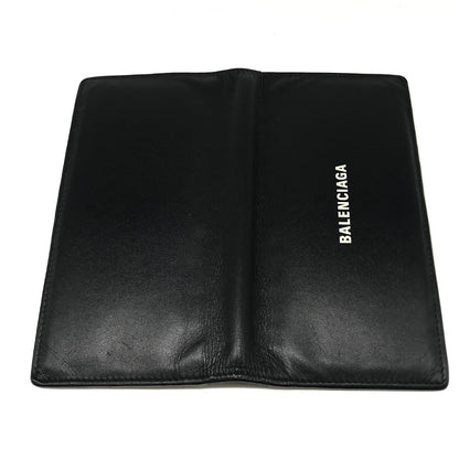 BALENCIAGA | バレンシアガ CASH VERT 二つ折り長財布 長財布 594692 ブラック【倉吉店】
