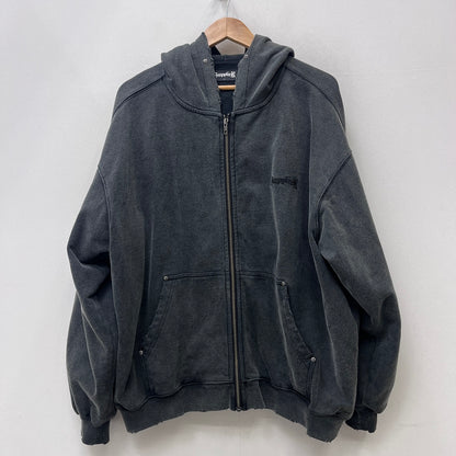 SUPPLIER | サプライヤー studs cross zip hoodie black パーカー ブラック サイズ：L【加古川店】